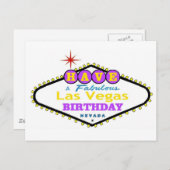 Ayez Une Carte Postale Fabuleuse Las Vegas Anniver (Devant / Derrière)