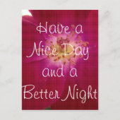 Ayez une carte postale Nice Day Modèle vertical (Devant)