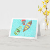 Ayez une excellente carte de voeux d'été (Fleur jaune)