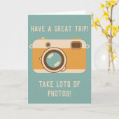 Ayez une excellente carte de voeux pour Bon Voyage (Fleur jaune)