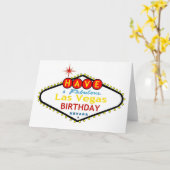Ayez Une Fabuleuse Carte D'Anniversaire Las Vegas (Fleur jaune)