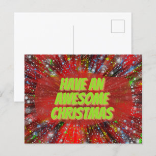 Ayez Une Magnifique Carte Postale De Noël