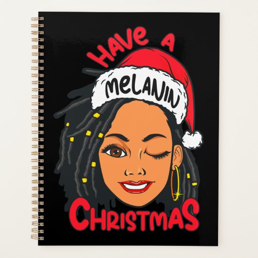 Ayez une mélanine Noël Black Girl Magic Sista (Devant)