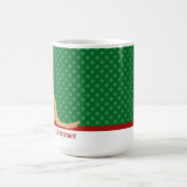 Ayez une Mug verte de Noël dorée (Centre)