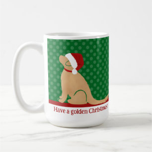 Ayez une Mug verte de Noël dorée