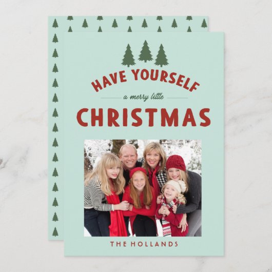 Ayez-vous de jolies petites cartes de Noël (Devant / Derrière)