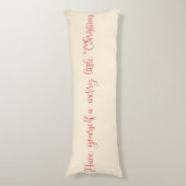 Ayez vous-même un joyeux petit coussin de corps de (Devant (Vertical))