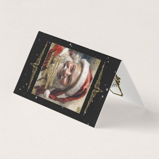 Ayez-Vous Une Joyeuse Carte Pliée Noël (Front)