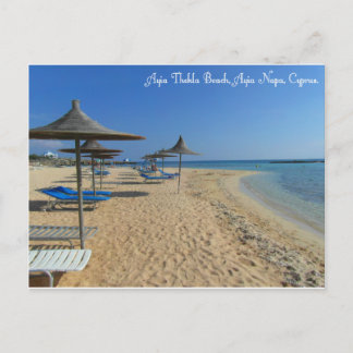 Ayia Thekla strand Briefkaart