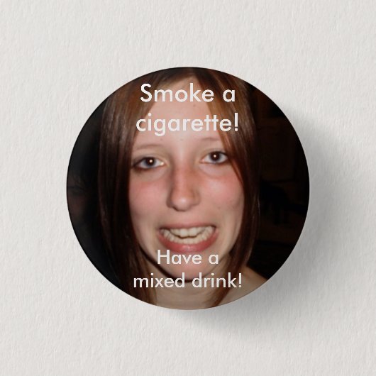 Ayla Pin Ronde Button 3,2 Cm (Voorkant)