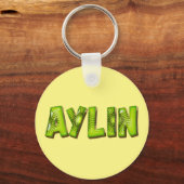 Aylin Name Kiwi Design Porte-clés (Recto)