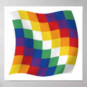 Aymara Flag Poster Print (Voorkant)