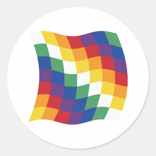 Aymara Flag Sticker (Voorkant)