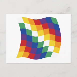 Aymara Vlag Ansichtkaart Briefkaart