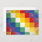 Aymara volksvlag briefkaart (Voorkant / Achterkant)