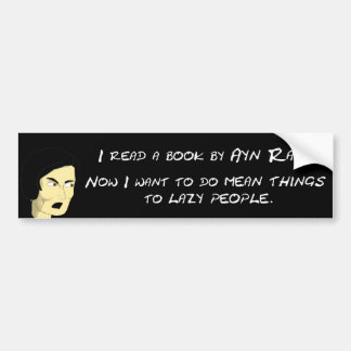 Ayn Rand Bumpersticker