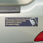 Ayn Rand bumpersticker (Op auto)