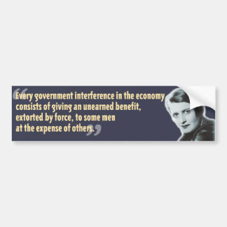 Ayn Rand bumpersticker