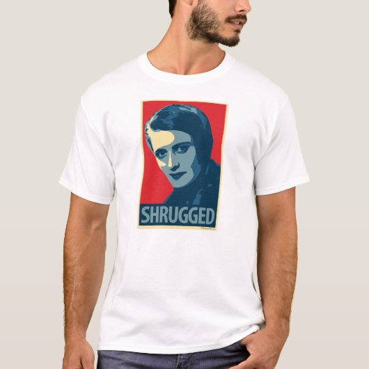 Ayn Rand - gesticulé : T-shirt d'OHP (Devant)