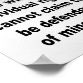 Ayn Rand Quote Poster (Hoek)