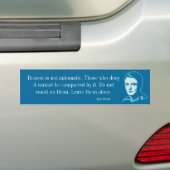 Ayn Rand Reason Quote Bumpersticker (Op auto)
