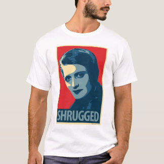Ayn Rand: Robuust (Obama Poster Parody T-Shirt) T-shirt
