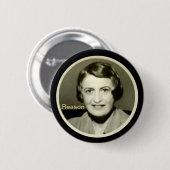 Ayn Rand Ronde Button 5,7 Cm (Voorkant /achterkant)