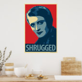Ayn Rand - Shrugged : Poster parodique d'Obama CHO (Cuisine)