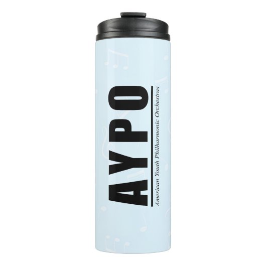 AYPO 25-26 Seizoen Beperkt Blauw Water Fles (Voorkant)