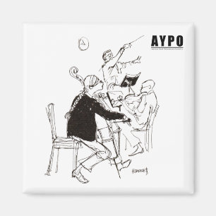 AYPO 25-26 Seizoen Beperkte Cartoon Magnet Magneet