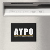 AYPO logo blanc Magnet (In Situ (Lave-vaisselle))