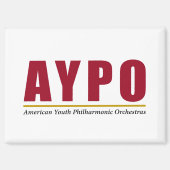 AYPO Red Logo Magnet (Recto)