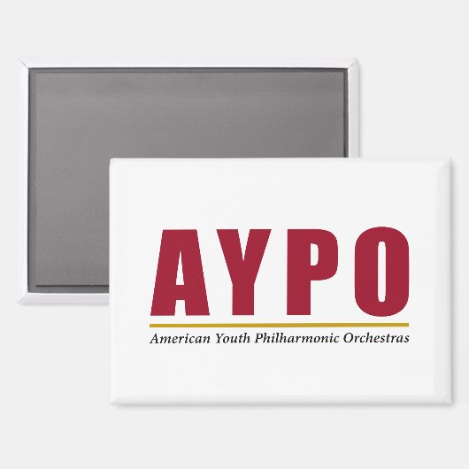 AYPO Red Logo Magnet (Recto/Verso)