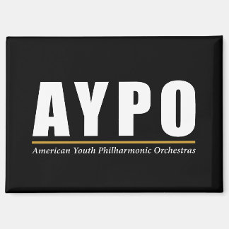 AYPO witte Logo-magneet Magneet