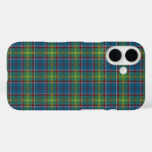 Ayrshire Schotland Tartan Blauw en Groen Plaid Case-Mate iPhone Case (Achterkant (horizontaal))