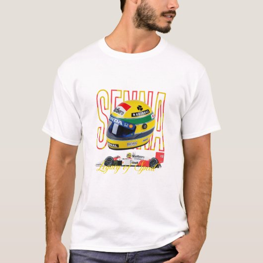 Ayrton Senna Fan Formule 1 T-shirt (Devant)