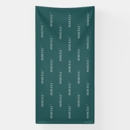 Ayucell 4x8 Étape et bannière répétée - Vert (Verticale)