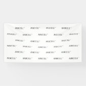 Ayucell 4x8 stap- en herhalingsbanner - Wit Spandoek (Horizontaal)