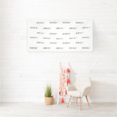 Ayucell 4x8 stap- en herhalingsbanner - Wit Spandoek (Insitu)