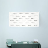 Ayucell 4x8 stap- en herhalingsbanner - Wit Spandoek (Beurs)