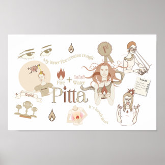 Ayurveda Pitta Dosha-Poster Poster