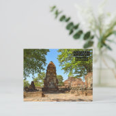 Ayutthaya Ruins Briefkaart (Staand voorkant)