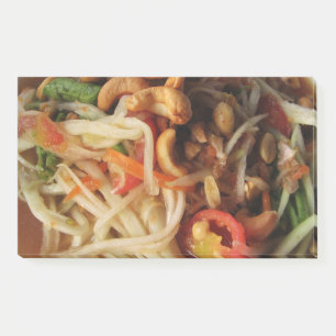 Ayutthaya Spicy Papaya Salad [Som Tam] met Cashew Post-it® Notes