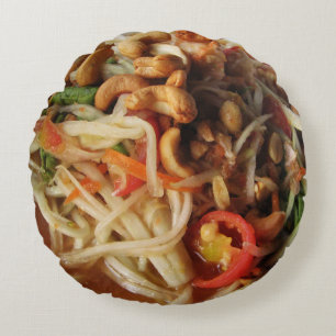 Ayutthaya Spicy Papaya Salad [Som Tam] met Cashew Rond Kussen