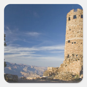 AZ, Arizona, Grand Canyon National Park, Zuid Vierkante Sticker