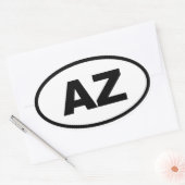 AZ Arizona Ovale Sticker (Envelop)