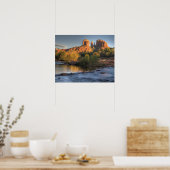 AZ, Arizona, Sedona, Crescent Moon Recreation 3 Poster (Keuken)