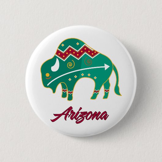AZ Buffalo Clan 2 Ronde Button 5,7 Cm (Voorkant)