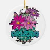 AZ Cactus Blooms Ornement (Dos)