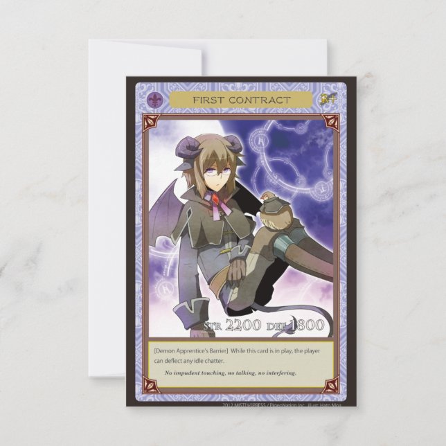 AZ card - First Contract (Voorkant)